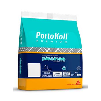 Rejunte Aquaflex 4kg Portokoll - FLUZÃO CONSTRUÇÃO