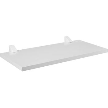 PRATELEIRA EM MDP COM SUPORTE CLIP 25CM BRANCA - FLUZÃO CONSTRUÇÃO