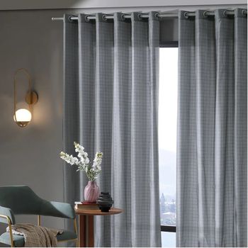 CORTINA PRATIKA YORK SLIM CINZA ESCURO - FLUZÃO CONSTRUÇÃO