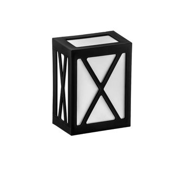  ARANDELA INJETADA PRETO 15CM LEITOSA X 01045 - FLUZÃO CONSTRUÇÃO