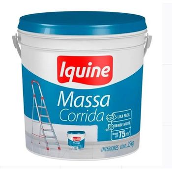 MASSA CORRIDA IQUINE 25KG BALDE - FLUZÃO CONSTRUÇÃO