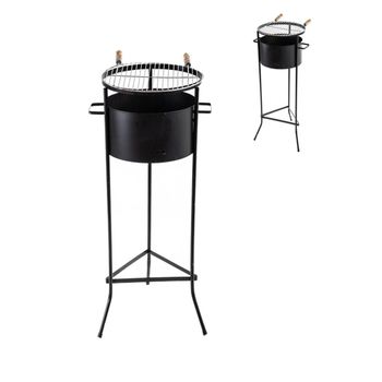 CHURRASQUEIRA DE FERRO PIKINIKI REDONDA 100X40X40C - FLUZÃO CONSTRUÇÃO