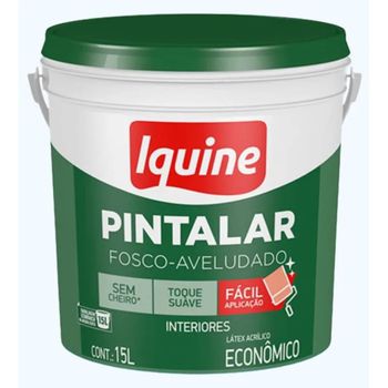 TINTA PINTALAR BRANCO NEVE FOSCO 15LT BALDE - FLUZÃO CONSTRUÇÃO