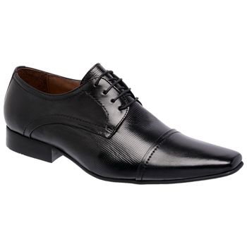 Sapato Cl ssico Social Masculino AREZZO Verniz Cristal Preto