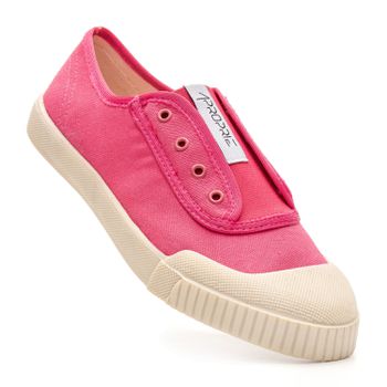 Tênis Feminino Bárbara Barros Lona Rosa - Franca Sapatos | Sapatos em Couro Direto da Fábrica