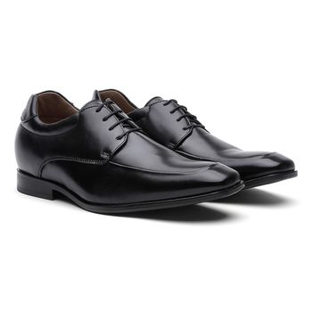 Sapato Social Elevation Dubai Pelica Preto - Franca Sapatos | Sapatos em Couro Direto da Fábrica