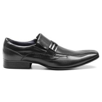 Sapato Social Pelica Soft Preto - Franca Sapatos | Sapatos em Couro Direto da Fábrica