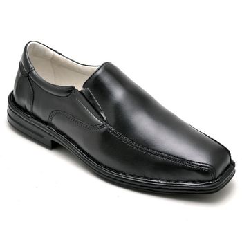 Sapato Casual Conforto Couro de Carneiro Preto 1010 - Franca Sapatos | Sapatos em Couro Direto da Fábrica
