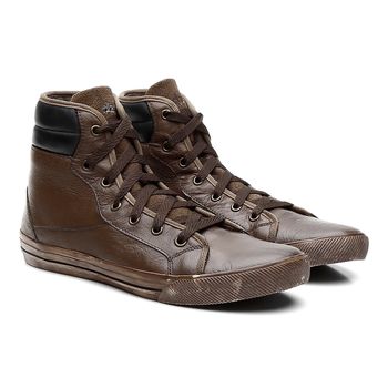 Bota Casual Bonnis Napa Fly Tabaco - Franca Sapatos | Sapatos em Couro Direto da Fábrica