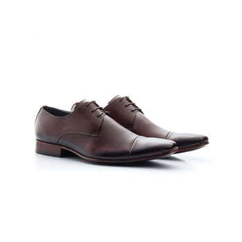 Sapato Social Masculino Couro Mouro - Franca Sapatos | Sapatos em Couro Direto da Fábrica