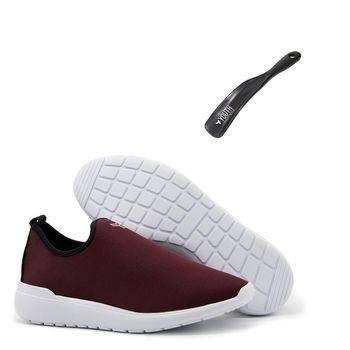 Kit Tênis Vermelho + Calçadeira