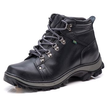 Bota Tenis Adventure Masculino Em Bovino Crazy Horse Coturno Trilha Campo - FULGORE MILITAR