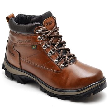 Bota Tenis Adventure Masculino Em Bovino Crazy Horse Coturno Trilha - FULGORE MILITAR