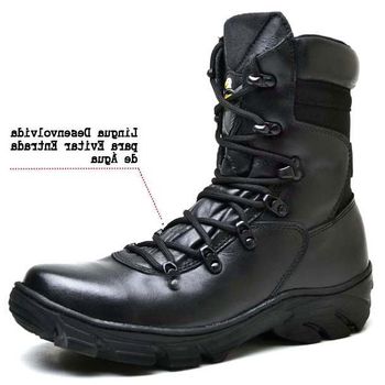 Bota Coturno Milita Tiger Fulgore Preta - FULGORE MILITAR