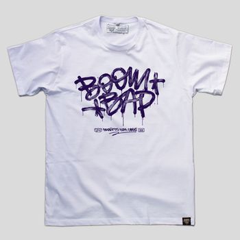 Camiseta BOOM BAP - Branca - Graffiti com Café