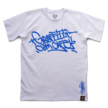 Camiseta Tag Fhero - Branca - Graffiti com Café