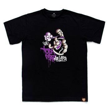 Camiseta Toda Mão na Lata - Preta - Graffiti com Café