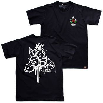Camiseta GCC Híbrido - Preta - Graffiti com Café