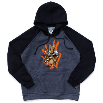Moletom PICTOMANIA Graffiti com Café - Chumbo e Pr... - Graffiti com Café