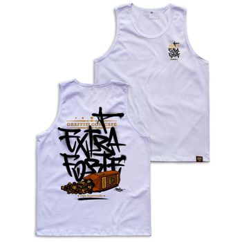 Regata Extra Forte - Branca - Graffiti com Café