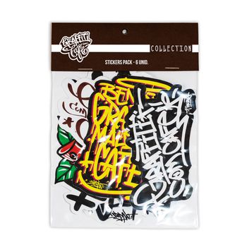 Pack de Stickers COLLECTION Graffiti com Café - 6 ... - Graffiti com Café