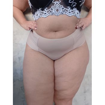 Calcinha Premium Plus Size Chocolate Fio Duplo Com... - JOYCE PRADO