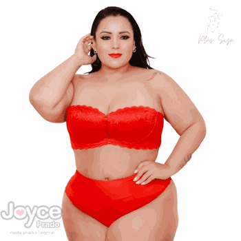 Conjunto Tomara Que Caia Renda Vermelho Com Calcin... - JOYCE PRADO