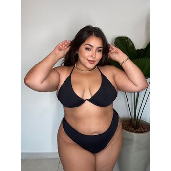 Biquíni Plus Size Aro Único Fio Duplo Preto 0107.2... - JOYCE PRADO