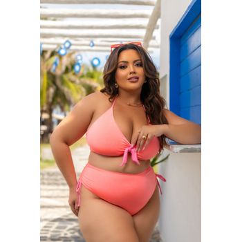 Biquíni Plus Size Laço Peach Fuzz - 0128.08 - JOYCE PRADO