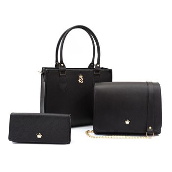  Kit Ks Elegance Preto - 3 peças - KS Emporium