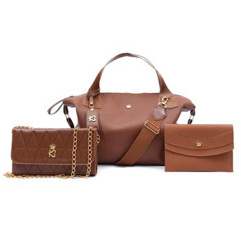 Kit Bolsa 3 Peças - Bolsa Milão + Bolsa ... - KS Emporium