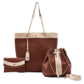 Kit Ks Vegas Caramelo Off White - 3peças... - KS Emporium