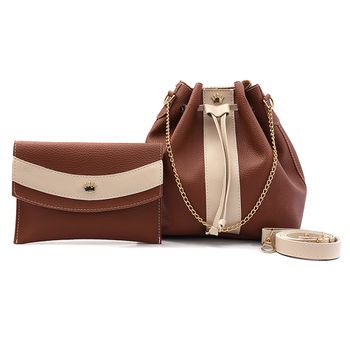 Duo Saco Ks Vegas Caramelo com Off - 2 p... - KS Emporium