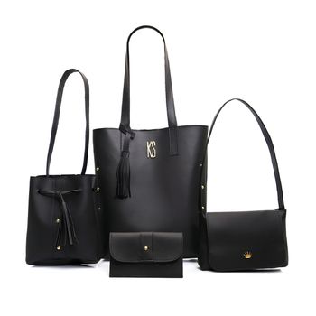 Bolsa Femina Kit Bolsa Sacola + Bolsa Ba... - KS Emporium