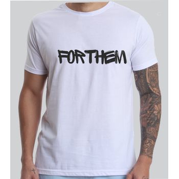 Camiseta Branca Forthem Wolf The Logo - CMBRFT06 - Forthem ®