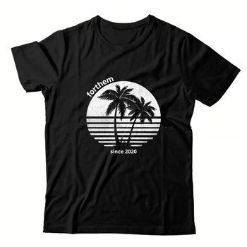 Camiseta Preta Forthem Wolf Ilha - CMPTFT07 - Forthem ®