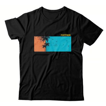 Camiseta Preta Forthem Wolf Birds - CMPTFT11 - Forthem ®
