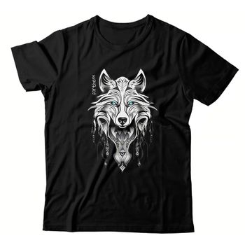Camiseta Preta Forthem Wolf Artific - CMPTFT26 - Forthem ®