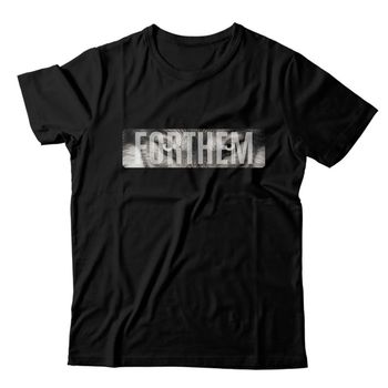 Camiseta Preta Forthem Wolf Logo Eyes - CMPTFT73 - Forthem ®