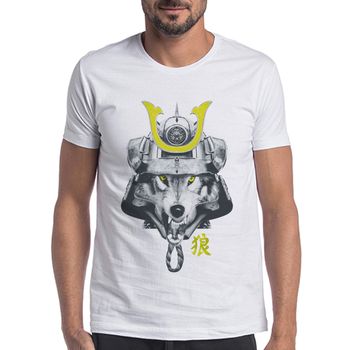 Camiseta Lobo Samurai - 41550001 - Forthem ®