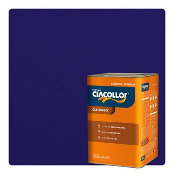 Tinta Para Parede Fosca Acrílico 18lt Ciacollor Linha Ciaturbo Azul Ro... - Loja Citel