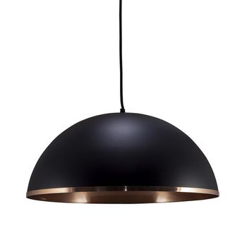 Pendente Atenas Luxo Médio Para 1 Lâmpada E27 Ø42cm x 18cm Preto(exter... - Loja Citel
