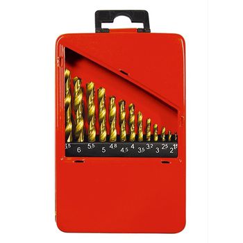 Jogo De Brocas Mtx Ar Metal 1,5 a 6,5 Mm 723869 Titanio 13 Pc - Loja Citel