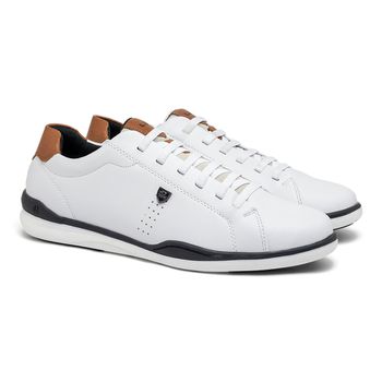 Sapatenis Masculino LRC Absolut - Branco E L - Calçados Laroche