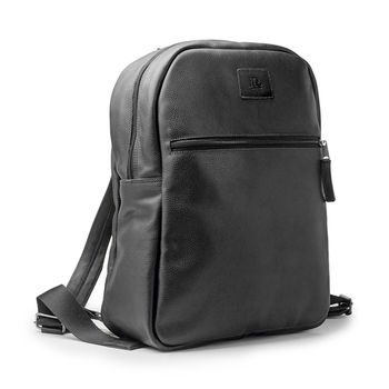 Mochila de Couro Laroche - Preto - 02183-3274 - Calçados Laroche