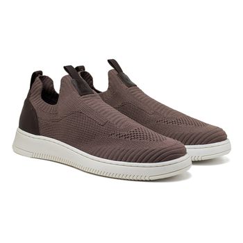 Sapatenis Laroche Apolo em Knit - Marrom E L - Calçados Laroche