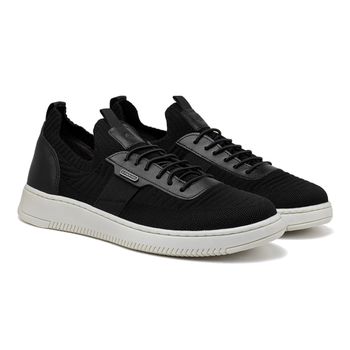 Sapatenis Laroche Apolo em Knit - Preto E L - Calçados Laroche
