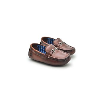 Mocassim Bali Babie de Couro - Brown/Cafe - 03983-1924 - Calçados Laroche