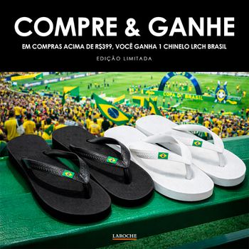 Chinelo Laroche Brasil - Brinde - Calçados Laroche