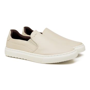 Slip On Masculino Laroche LRC Connect - Bege - Calçados Laroche